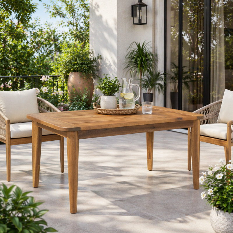 Table basse d'extérieur en bois d'acacia Westin