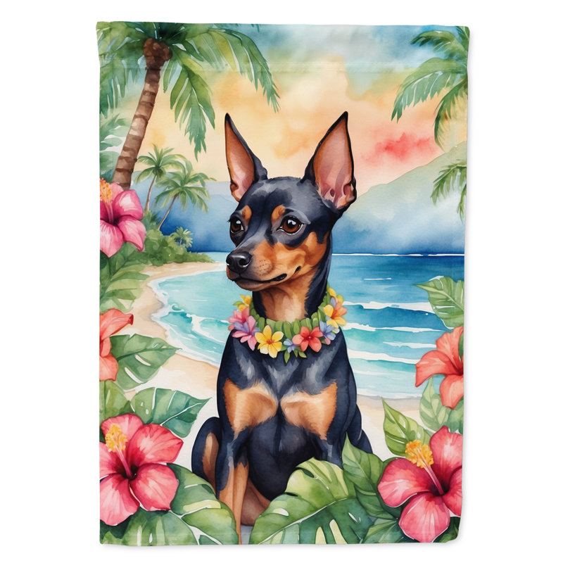 Drapeau pour animal à double face H 40 po x l 28 po