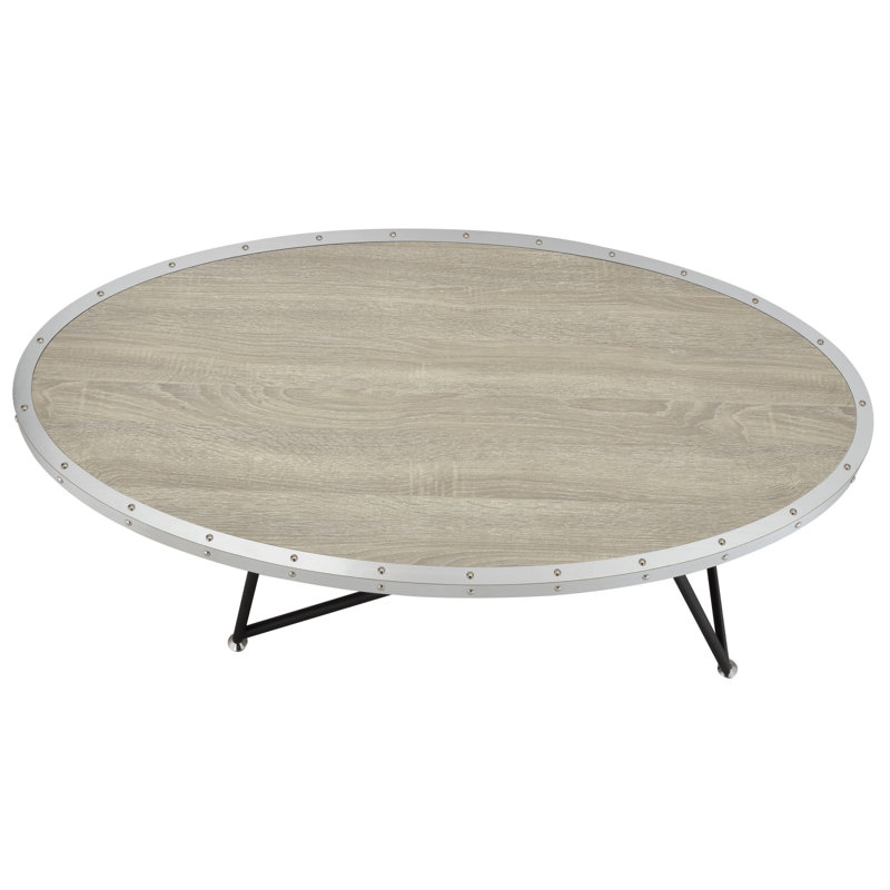 Table basse ovale