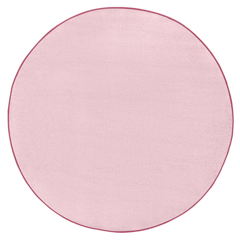 Fancy Light Pink Rug, Round 133cm