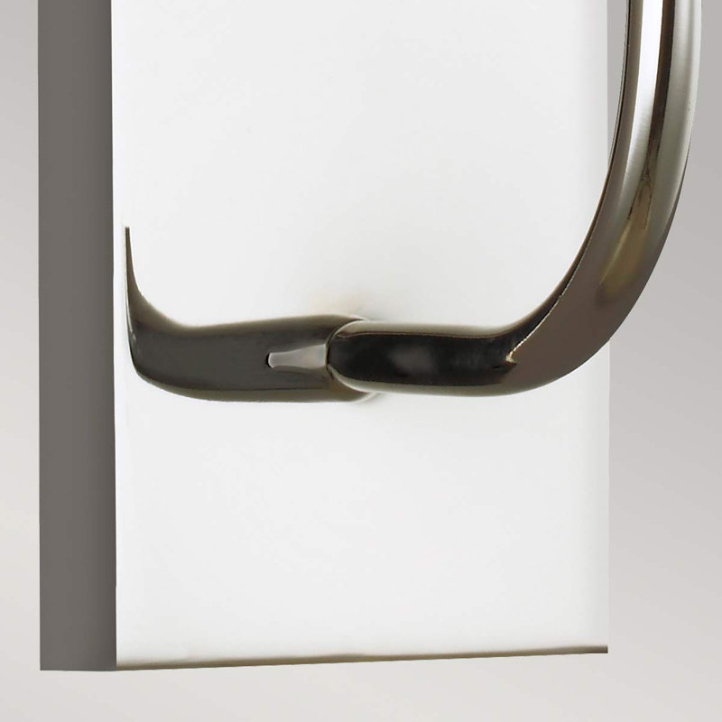 Reign Armed Sconce, Polished Nickel