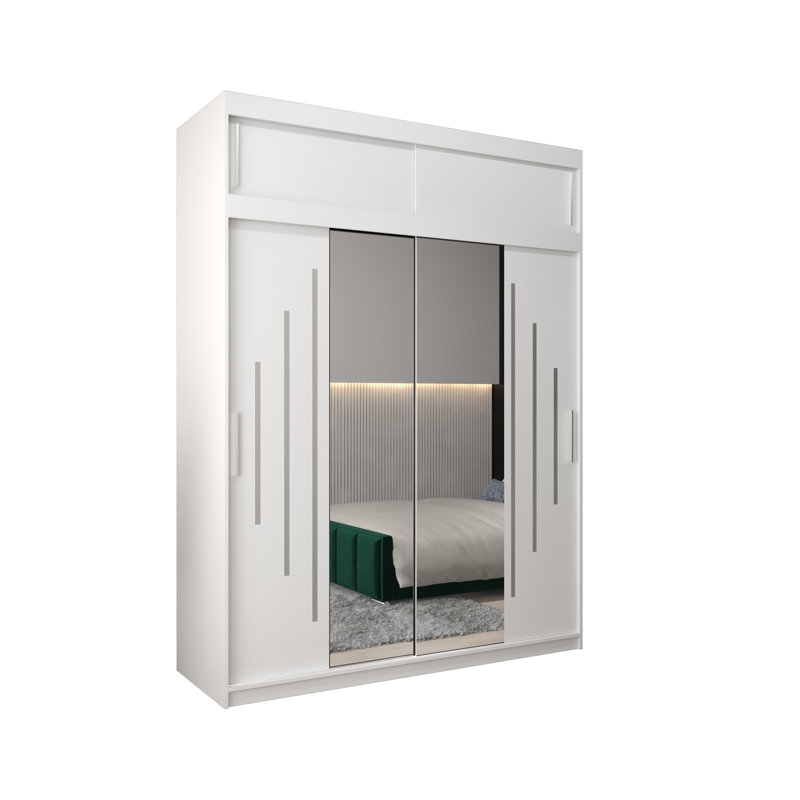 Griffith Manufactured Wood Closet System, Matt white