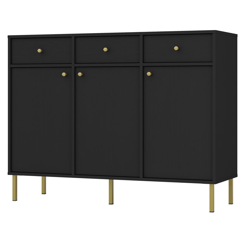 Alexxandra 124.5cm Sideboard, Black