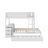 Full-Over-Full Bunk Bed With Twin Size Trundle, Storage And Desk-1219377926