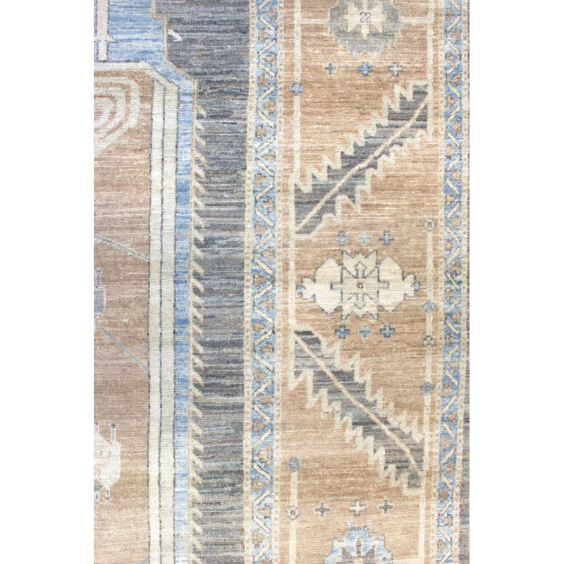 New Afghani Bakshaish Wool On Cotton 9'2" X 12'10" Taupe