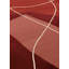 Duo Hand Tufted Abstract Area Rug in Red/Cream-1533899211