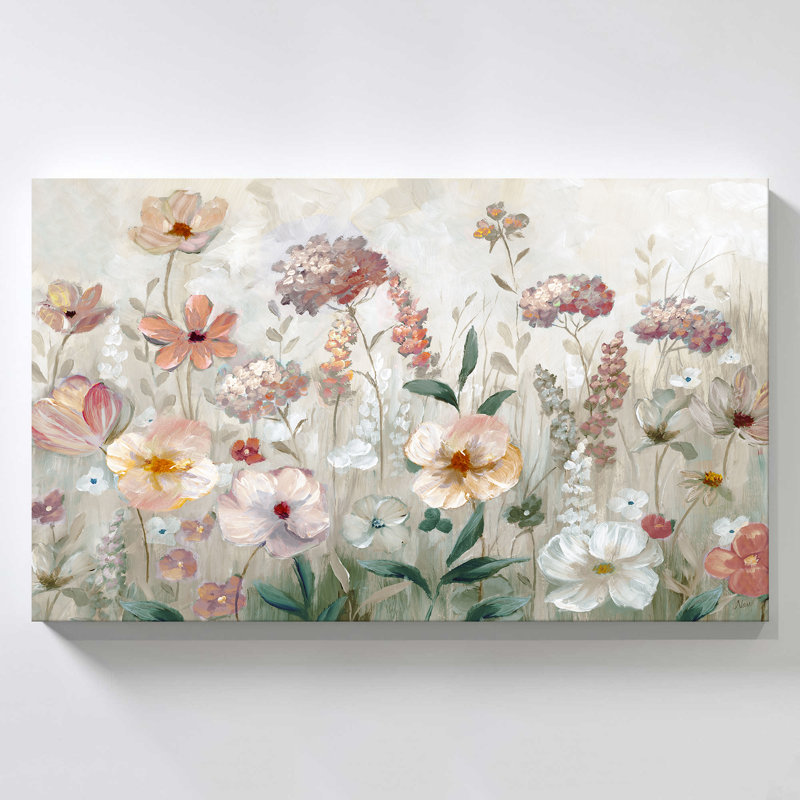 «Field of Spring» par Nan, reproduction sur toile, H 18 po x l 30 po x P 1 po