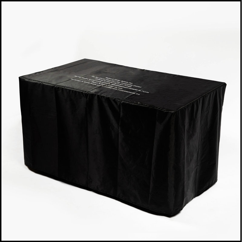 Durable Fire Pit Table with Ceramic Tile Top, Glass Wind Guard, and Rain Cover for Outdoor Gatherings