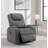 Armstrong Upholstered Power Lift Massage Recliner Grey-531906690