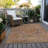 Machine Washable Indoor/Outdoor Xhevrie Paprika Rug-1980580104