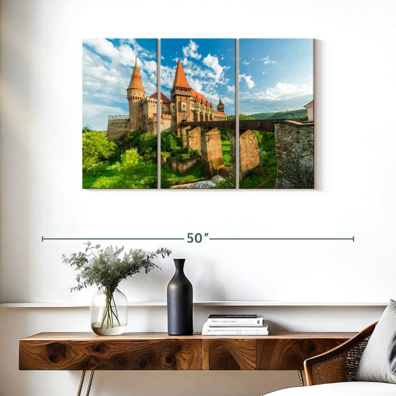 Corvin Castle In Romania, 24" H x 38" W