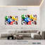 «Colorful Billiard», 3 pièces sur toile-98562684