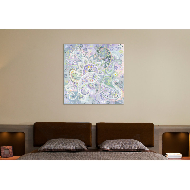 "Paisley Dream", toile tendue par Danhui Nai, H 24 po x l 24 po x P 1,5 po