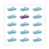 Sports Car Repeat Print
