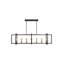 Luminaire suspendu géométrique pour îlot de cuisine 7 lumières Deltoro