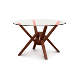 Exeter Round Glass Top Table