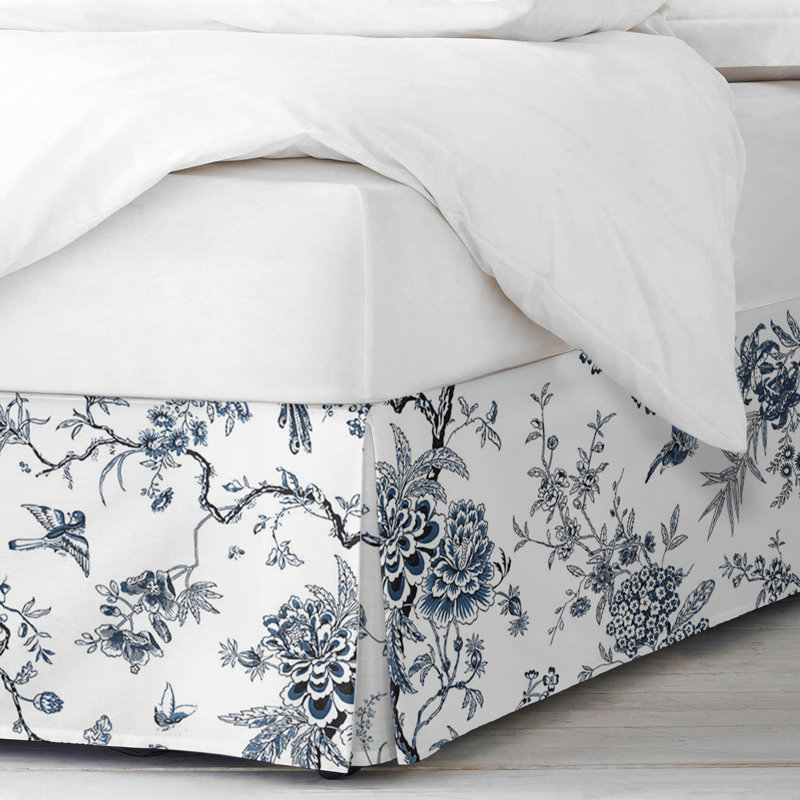 Tree Top Sky Cotton Bedskirt, California King, 15"