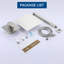 Robinet de douche complet avec valve brute-62488673