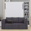Lit escamotable avec canapé et tablettes Murphy