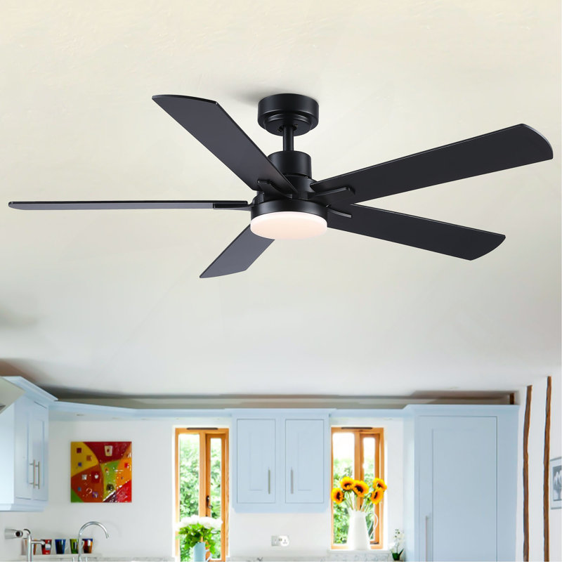 52" Lowe Profile Ceiling Fan With Light