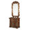 Villa Valencia Wood Bedside Chest with Mirror
