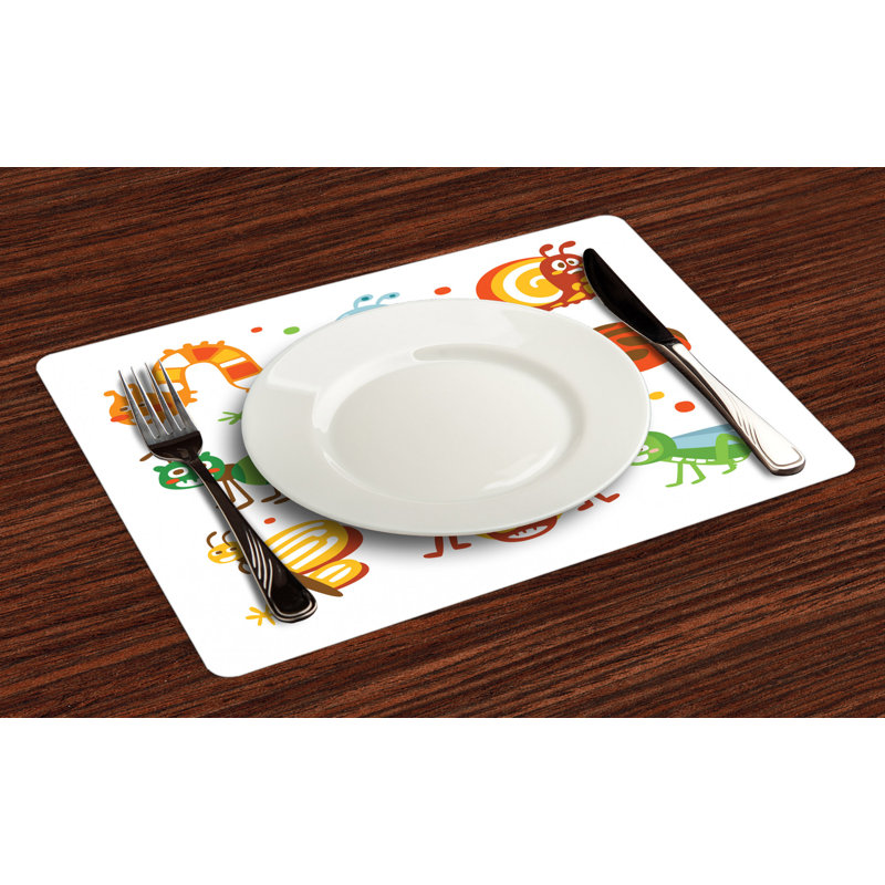 Polyester Kids Rectangle Placemat