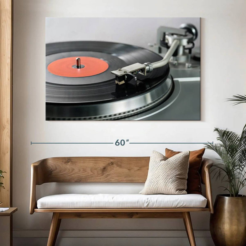 Abarca Vinyl Record Player, 34" H x 51" W