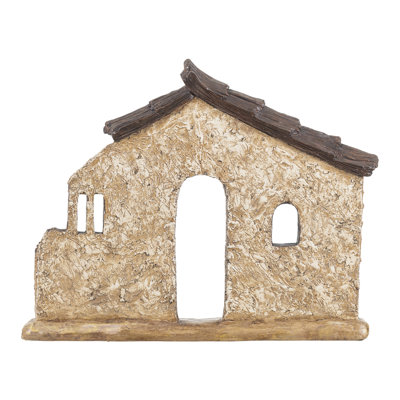 11.5"H Resin Nativity Scene Stable Creche