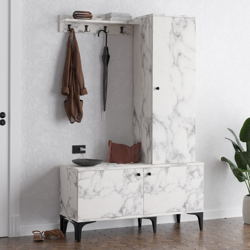 Hall Stand, White