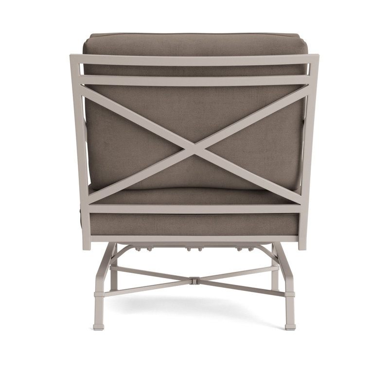 Venetian Outdoor Lounge Chair, Fusion Moccasian, Dove Smooth