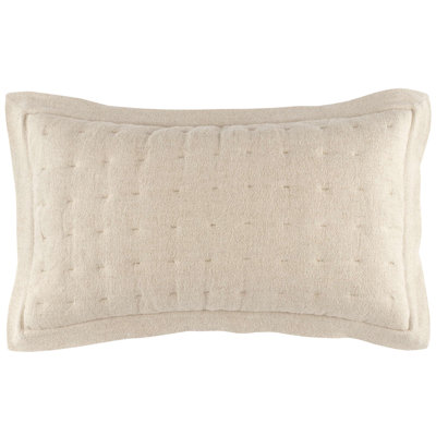 Jonah Linen Natural Quilted Sham
