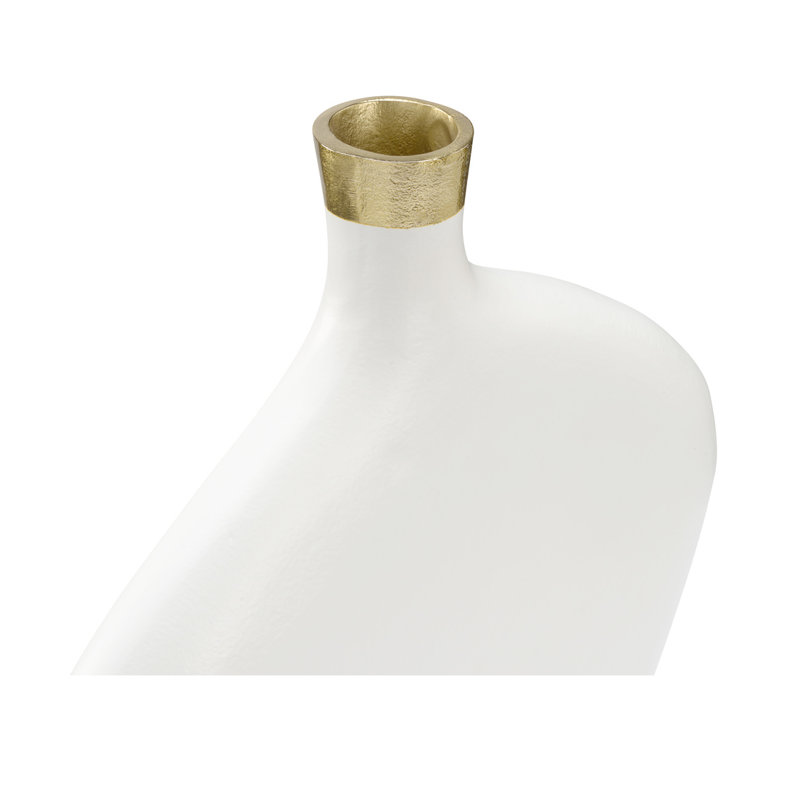 Asymmetric Handmade Aluminum Table Vase