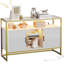 120cm Glass Top Console Table