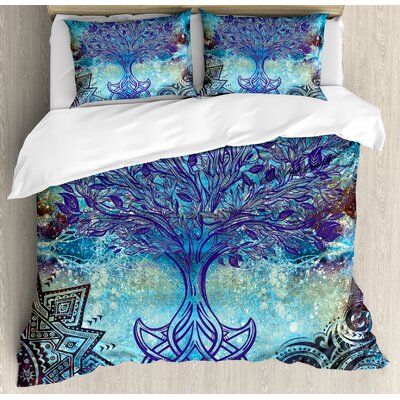Indian Grunge Style Tree Duvet Cover Set -  Ambesonne, nev_22422_king