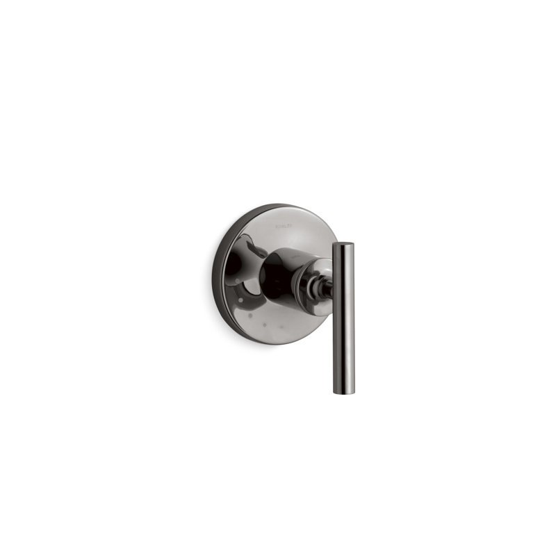 Garniture de valve Purist avec poignée levier pour valve de contrôle de volume, Titane éclatant