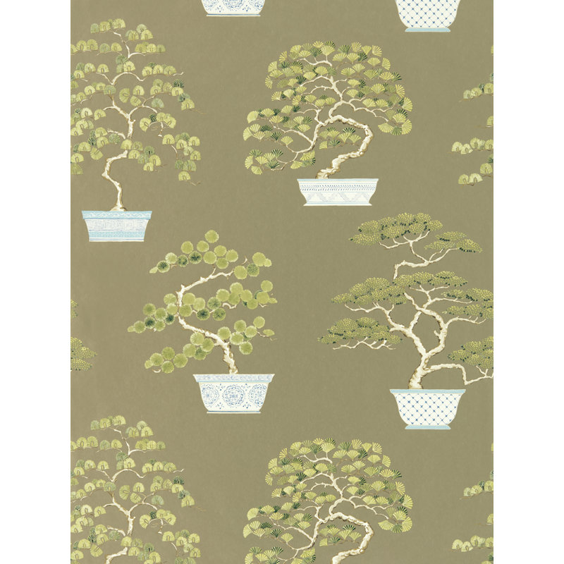 Penjing 10.05m x 68.6cm Wallpaper Roll, Black