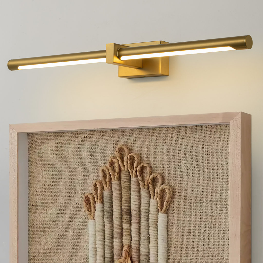 Brody Hardwired Dimmable LED Aluminum Wall Mounted Picture Light Wrought Studio™ 