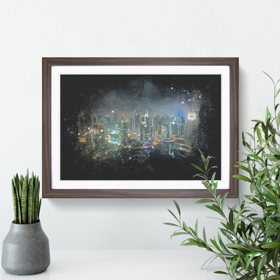 Dubai Skyline Vol.3 - Picture Frame Graphic Art