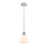 Blanc / chrome poli est en rupture de stock