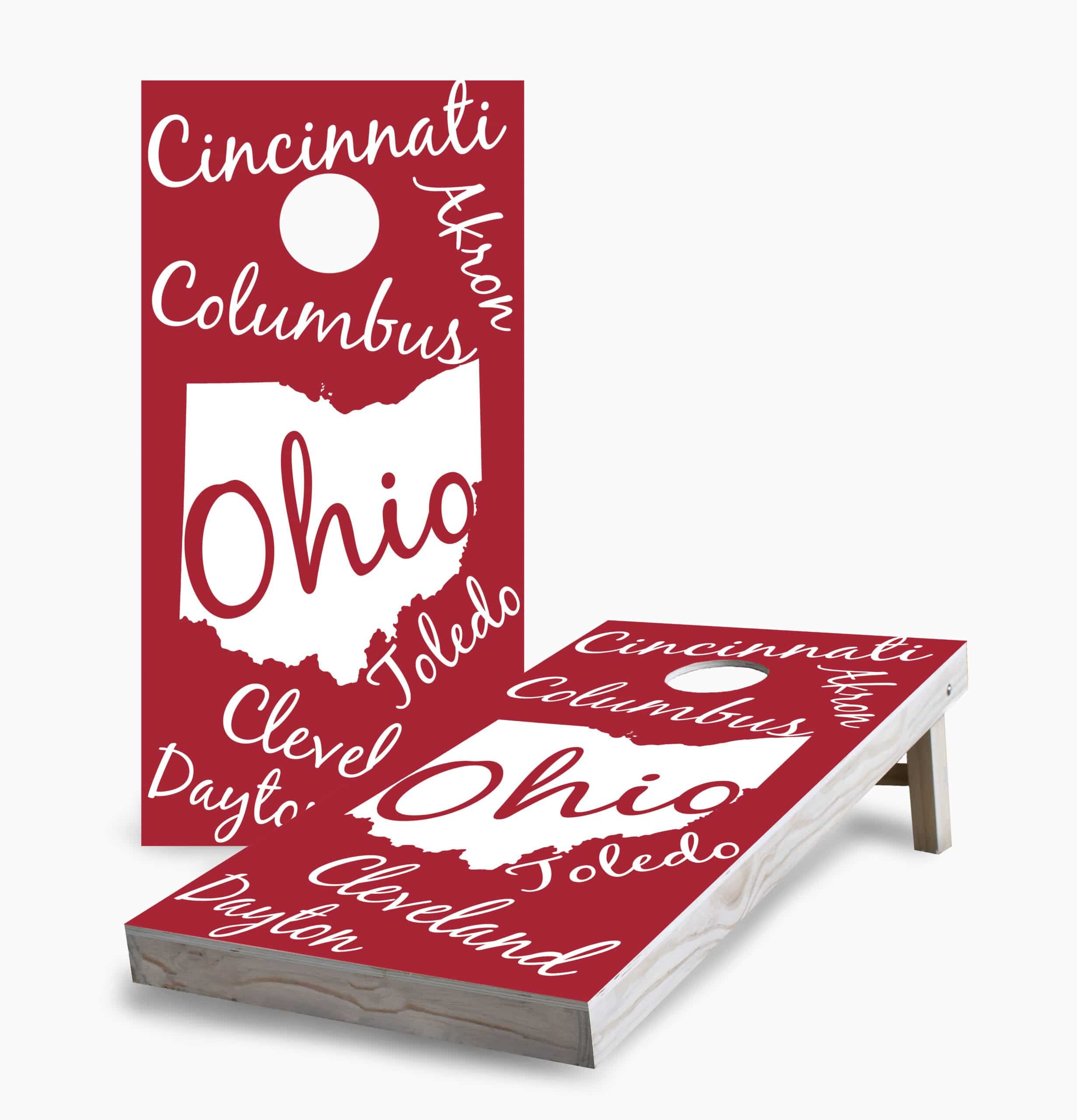 OHIO UNIVERSITY CORNHOLE BOARD