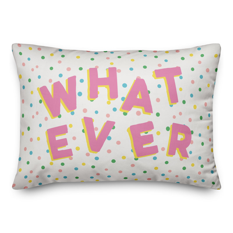  Housse de coussin rectangulaire et insert quoi que ce soit à pois
