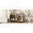 Modern Wave-Pattern Sideboard with 3 Drawers-616602844