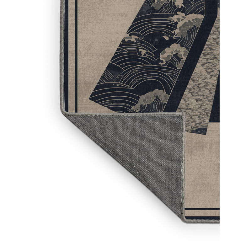 Tapis oriental doux et moelleux de style oriental traditionnel en gris Cortland, 8 x 10