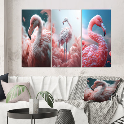 " Pink Flamino Photography " 3 - Pieces