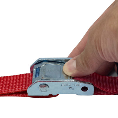 Paquet de 2 attaches à sangle à crochets en S 1 po x 8 pi Snap-Loc