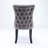 Friedhard Upholstered Wing-Back Dining Chair with Backstitching Nailhead Trim and Solid Wood Legs,Set of 2-189185872