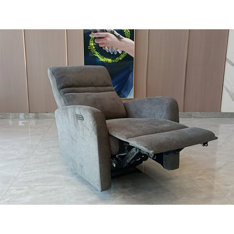 Living Room Sofa Set, Electric Lounge Chair Sofa Bed, Extendable Lounge Chair Sofa Bed With Sleep Function, 1, Dark Grey