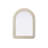 Arch Cornhusk Mirror in Linen White-108455470