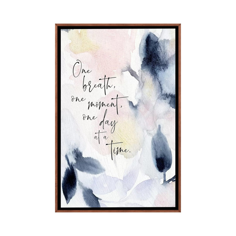 «One Breath» par Stephanie Ryan - reproduction d'art, 26" H x 18" W x1.5" D, Pas de tapis