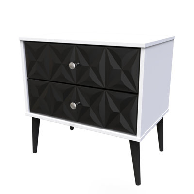 Carnlea 58cm W Manufactured Wood Bedside Table